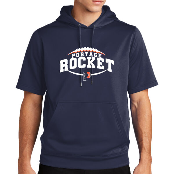 Sport-Wick® Fleece Short Sleeve Hooded Pullover Thumbnail