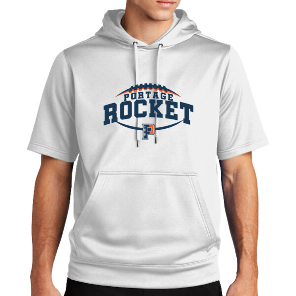 Sport-Wick® Fleece Short Sleeve Hooded Pullover Thumbnail