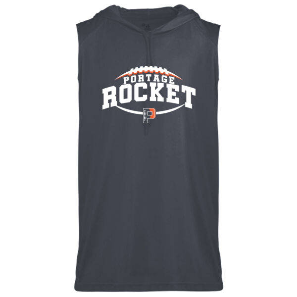Men's B-Core Sleeveless Hooded T-Shirt Thumbnail