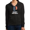 Women's Fitted Jersey Full Zip Hoodie Thumbnail